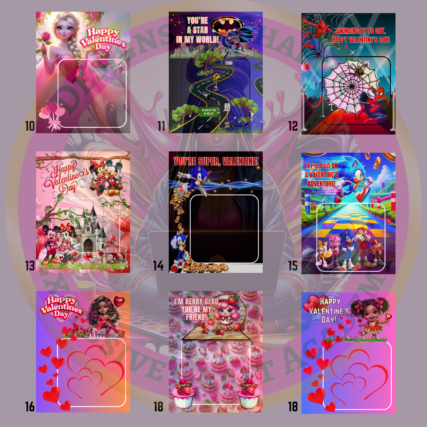 Custom Valentine’s Day Prints - 8.5 x 11 | Pick Your Design or Upload Your Own