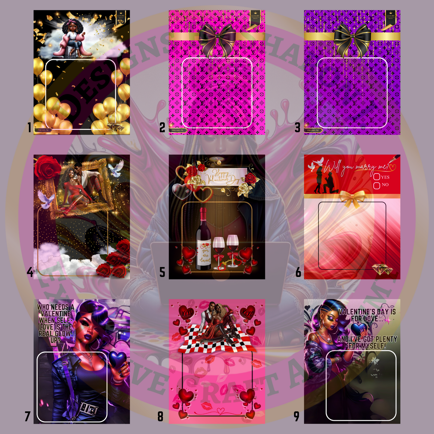 Custom Valentine’s Day Prints - 8.5 x 11 | Pick Your Design or Upload Your Own
