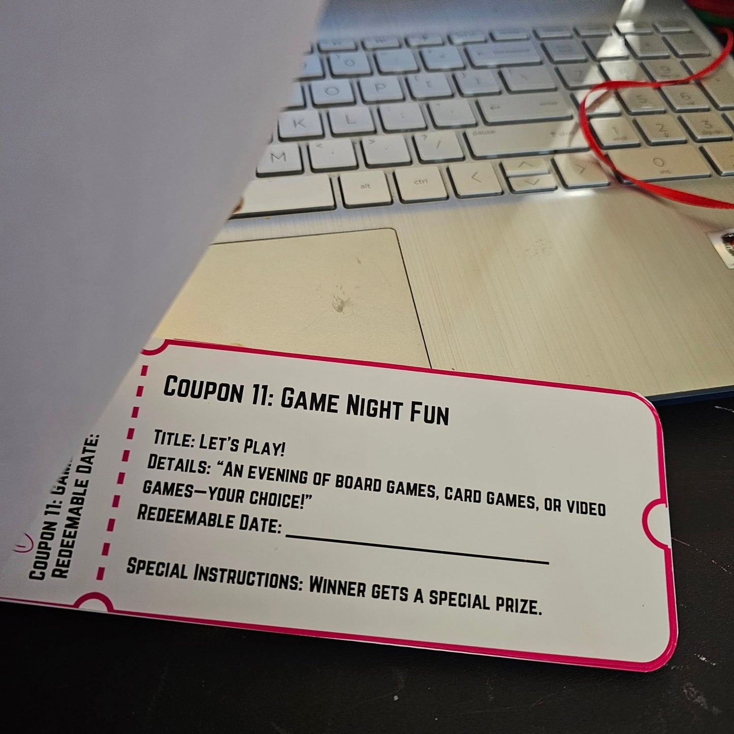 Romantic Valentine's Day Love Coupons - Redeemable Tokens of Love & Fun (Digital Download with Instructions)