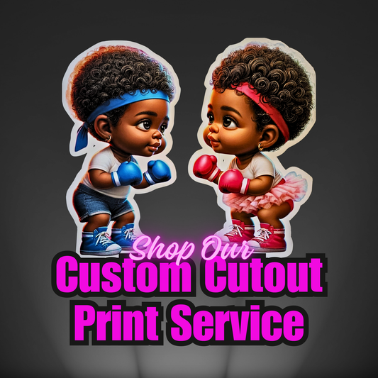 DIY Custom Prop Cutout Print Service (Print Only – You Assemble) | 24" to 72"
