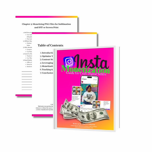 Instagram monetization guide, digital marketing for crafters, social media selling, craft business marketing, Etsy seller Instagram tips, print-on-demand Instagram strategy, digital download business, Instagram sales funnel, passive income for creators, Shopify marketing guide