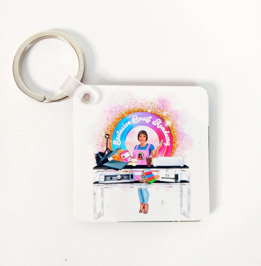 QR Code Keychain