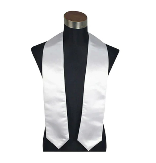 Graduation stole sublimation blank, 60 inches long, 70, 72 inches long,