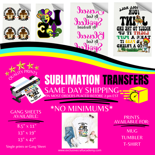 Unleash Your Creativity this Valentine's Day with Unique Sublimation Transfers