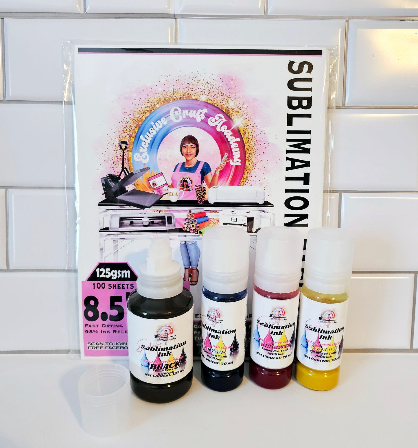 Sublimation Ink and Paper Combo