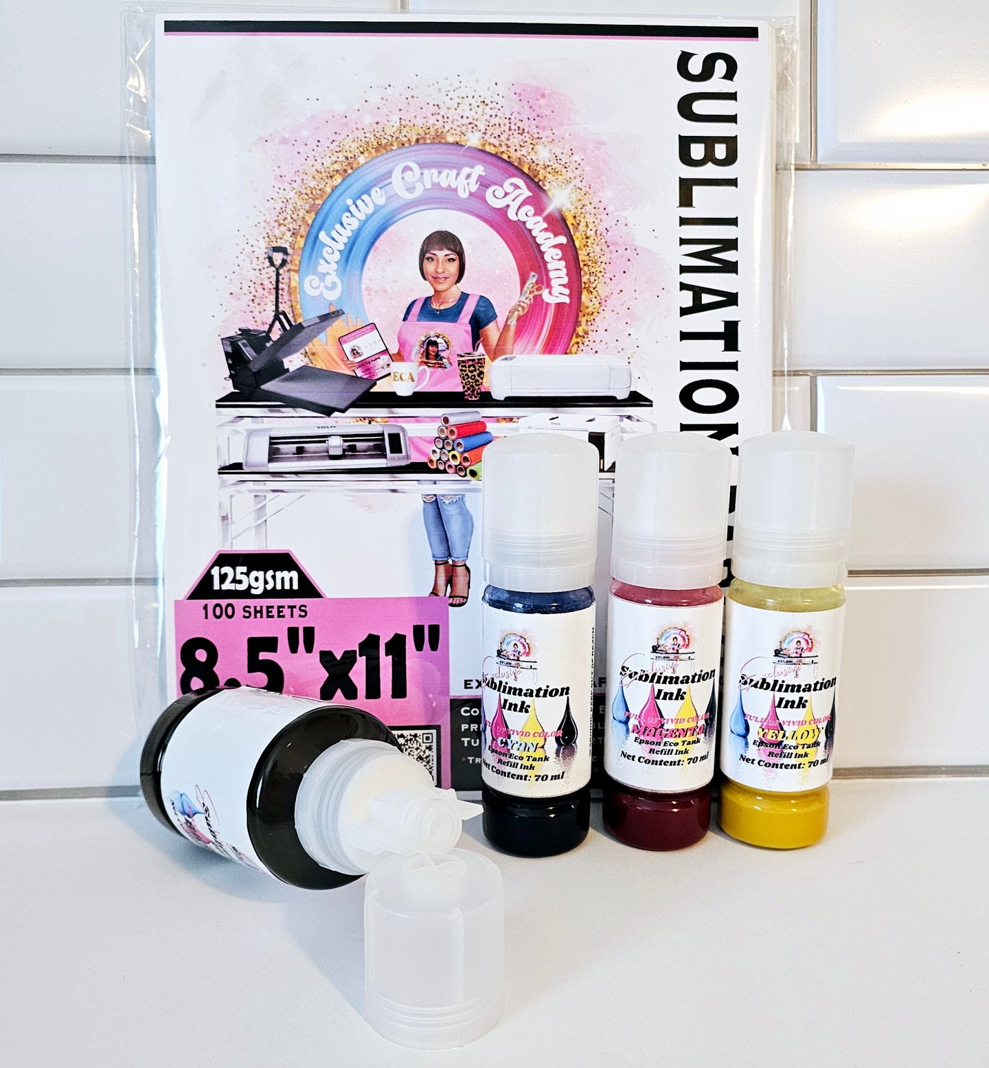 Sublimation Ink and Paper Combo