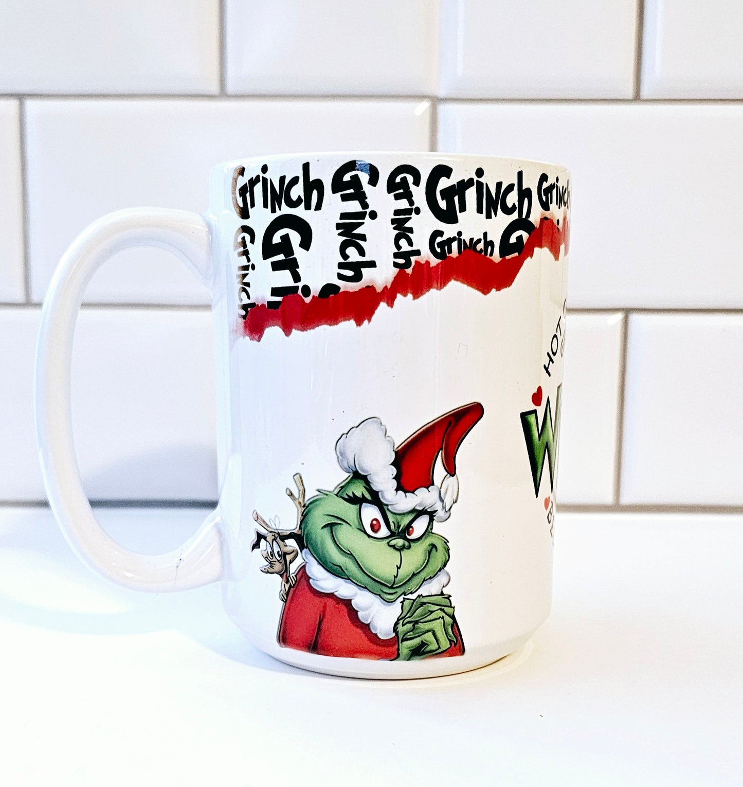 Grinchmas Mug Wrap PNG