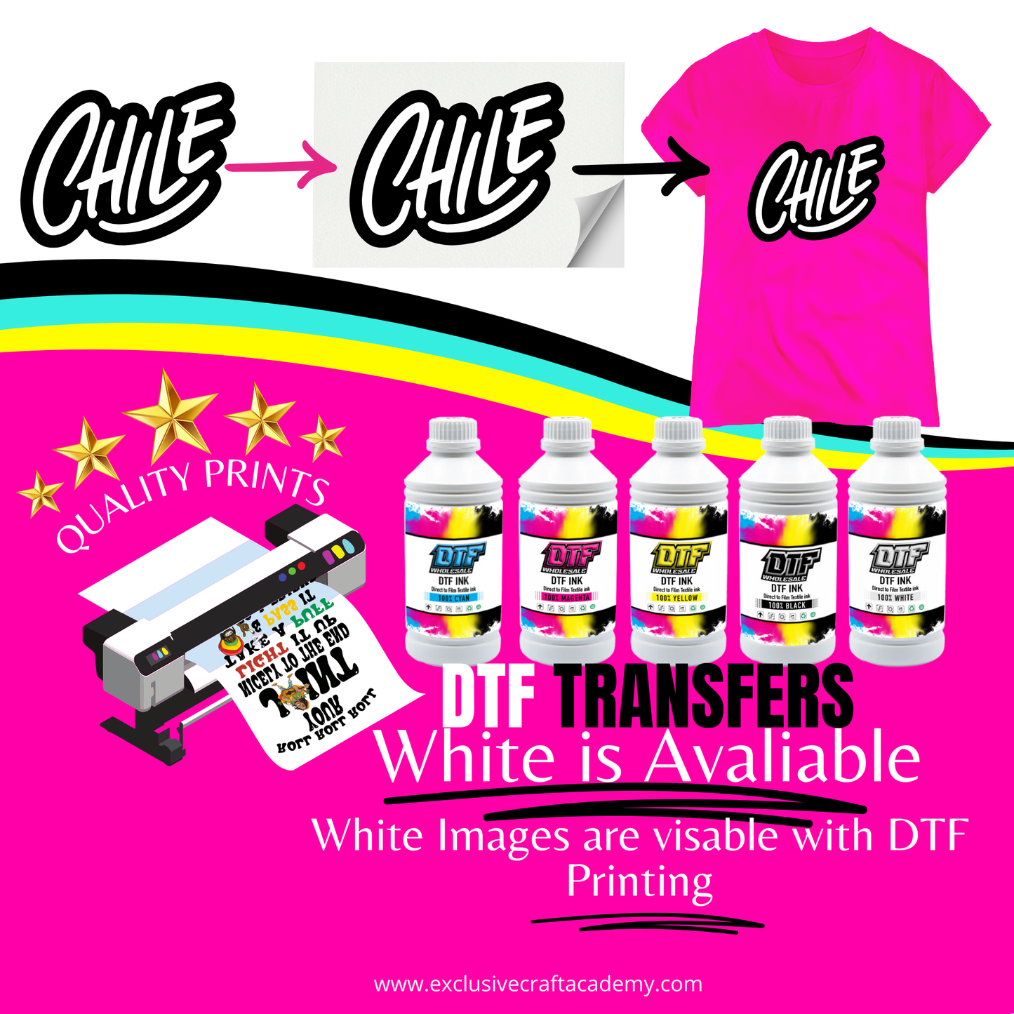 Custom DTF Transfers for Malika