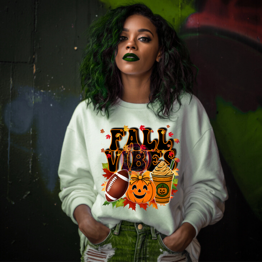 🍂 Fall Vibes – Sublimation Transfer | Ready to Press