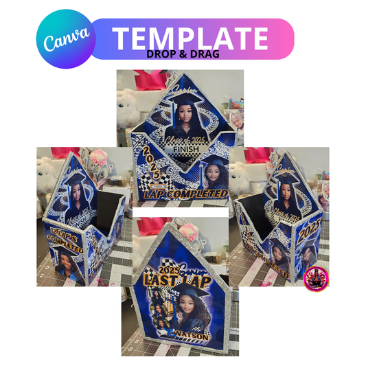 🎉 Custom DIY Display Box Canva Template | Drag & Drop Editable Design for Any Event!