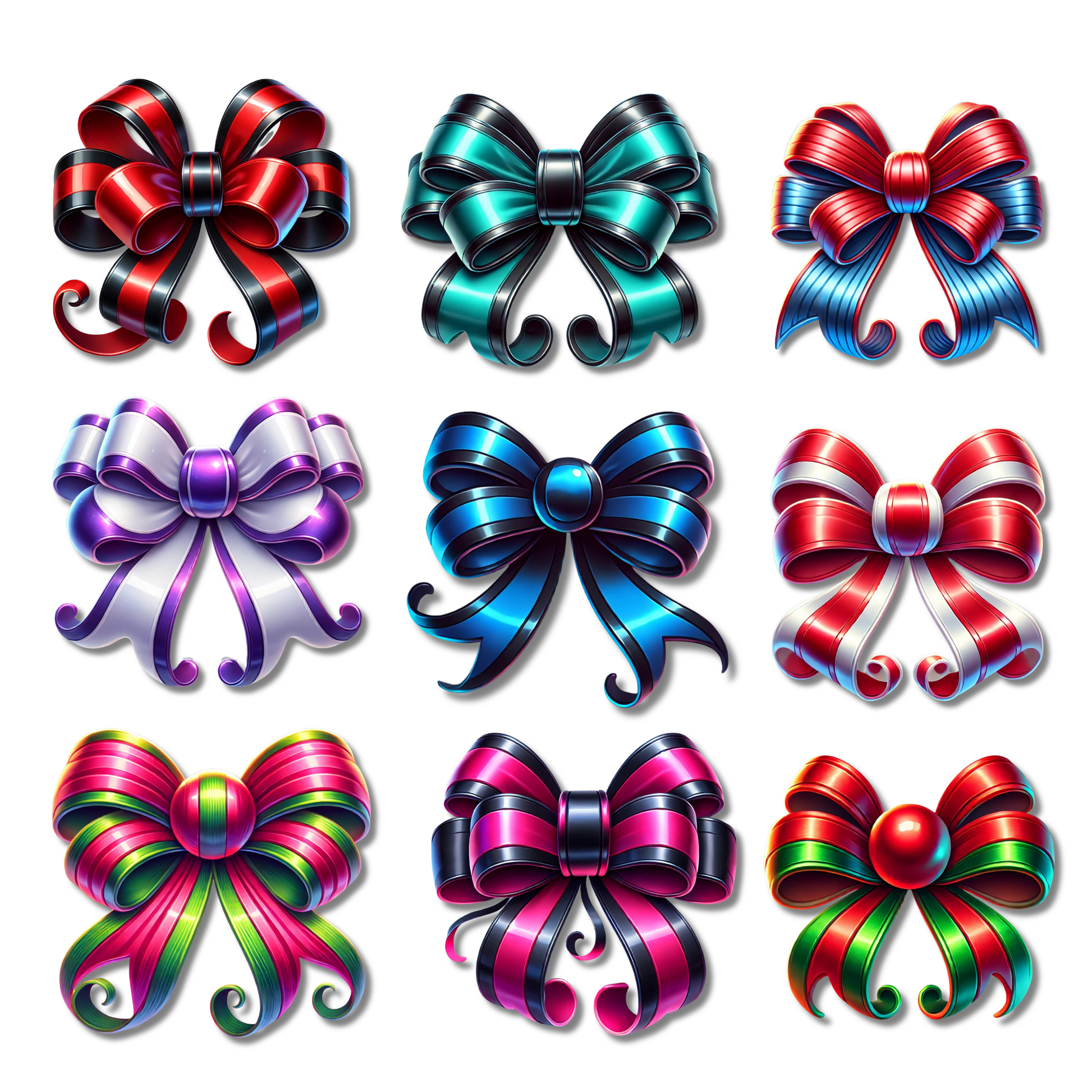 Festive Bow PNG, Bow Design Files, Sublimation Designs, Crafting Supplies, Digital Downloads, Holiday Designs, DIY Projects, Scrapbooking, T-Shirt Graphics.