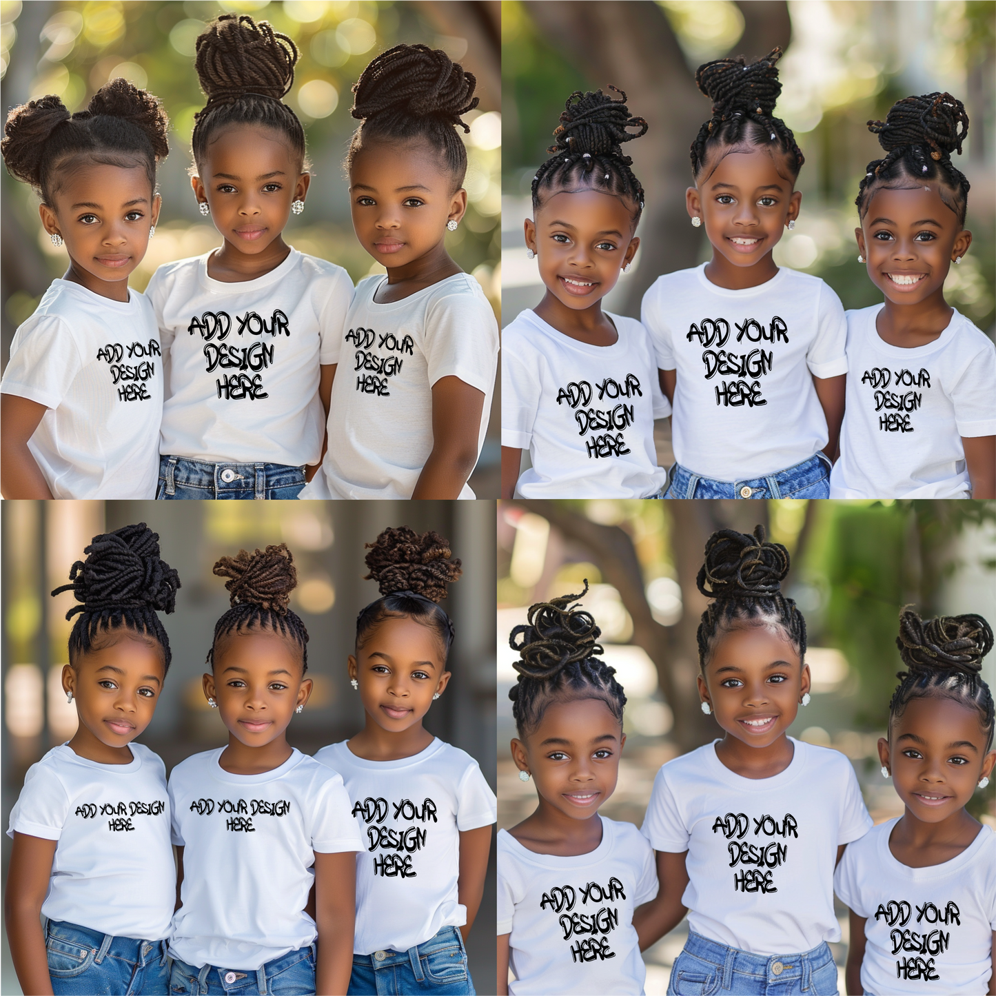 Custom Kids' Apparel T-Shirt Mockup