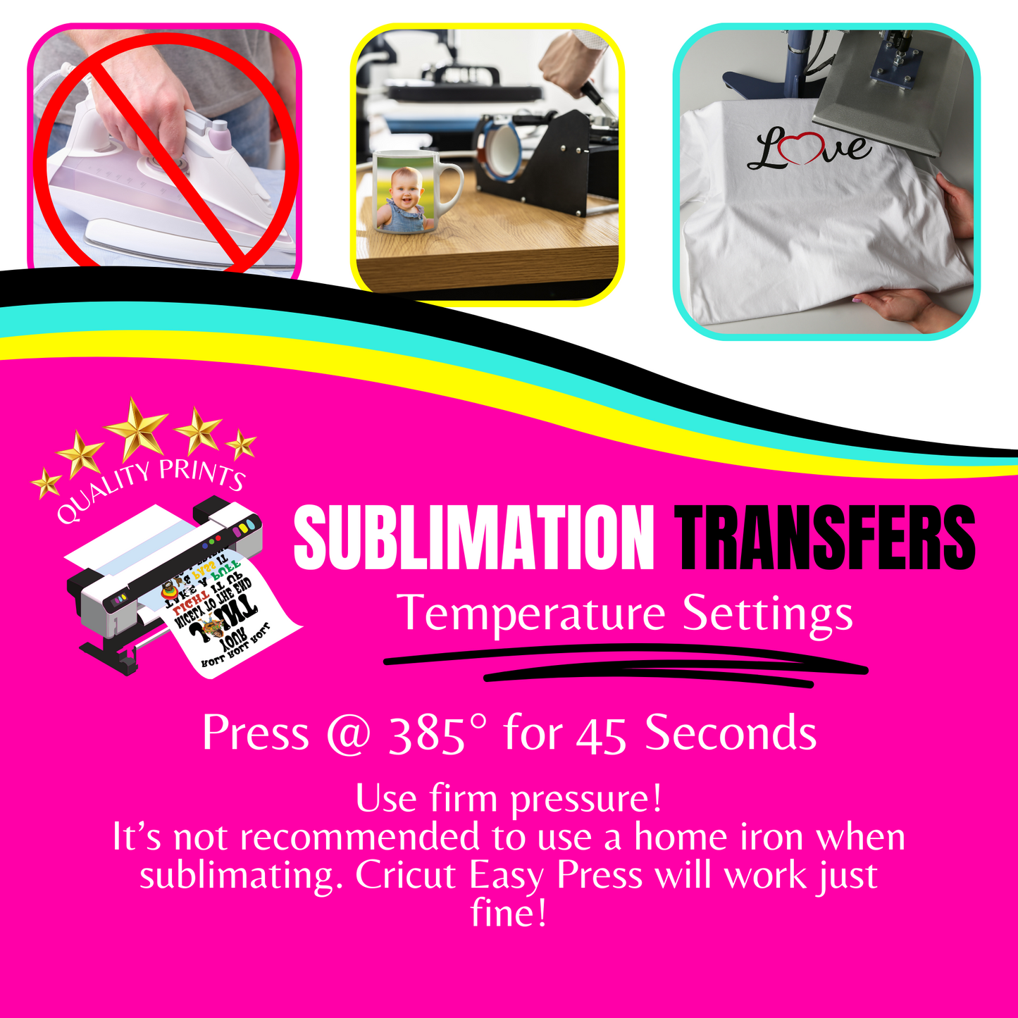 SUBLIMATION TRANSFERS 8.5" x 11" 13" x 19" MUG TUMBLER T-SHIRT GANG SHEETS AVAILABLE: SAME DAY SHIPPING