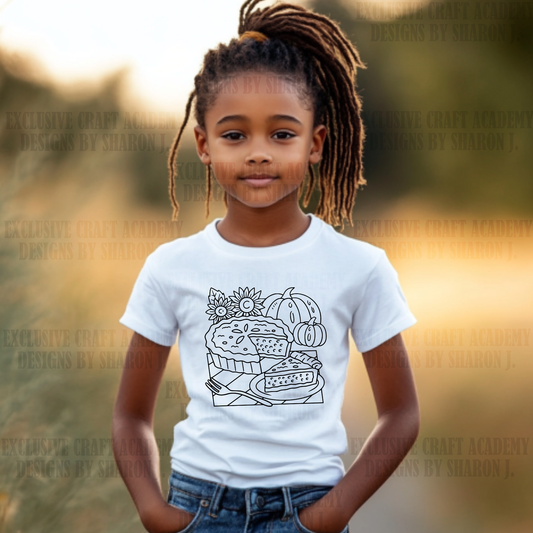 Thanksgiving Harvest SVG & PNG Files – Perfect for Kids’ T-Shirts and DIY Projects