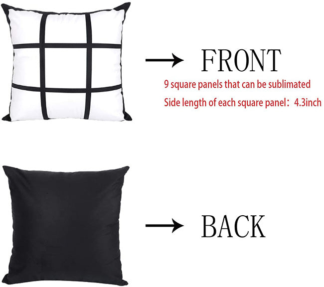 9 Panel Sublimation Pillow Case