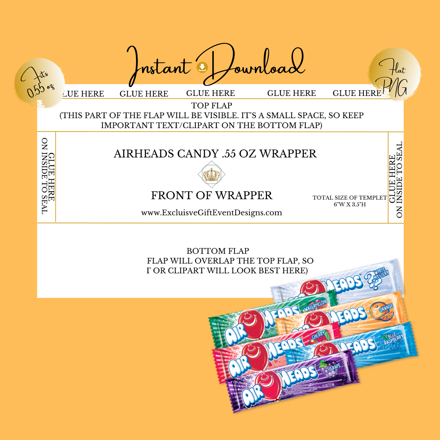 Airhead Wrapper Template