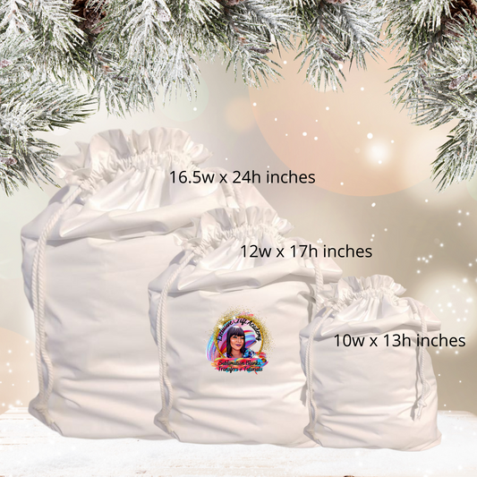 Santa Sack Sublimation Blank