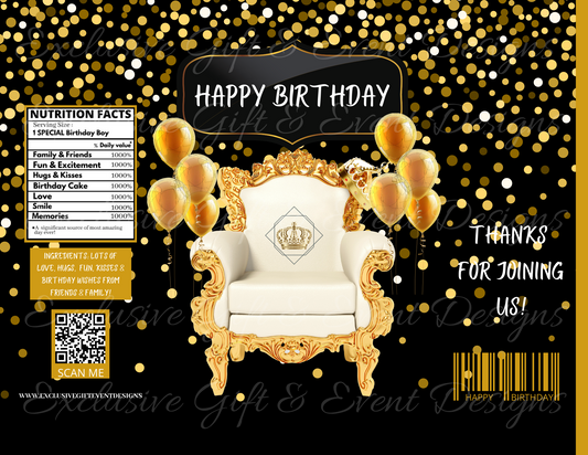 Happy Birthday Chip Bag (Digital Download ONLY)