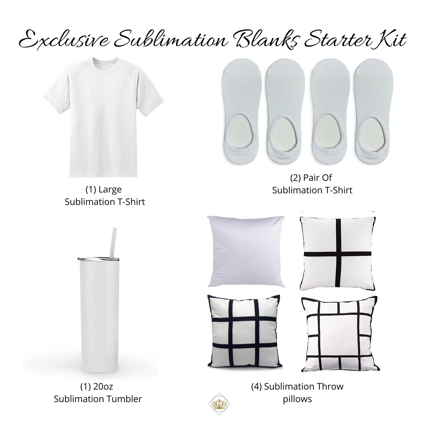 Exclusive Sublimation Starter Blanks Kit For Crafters