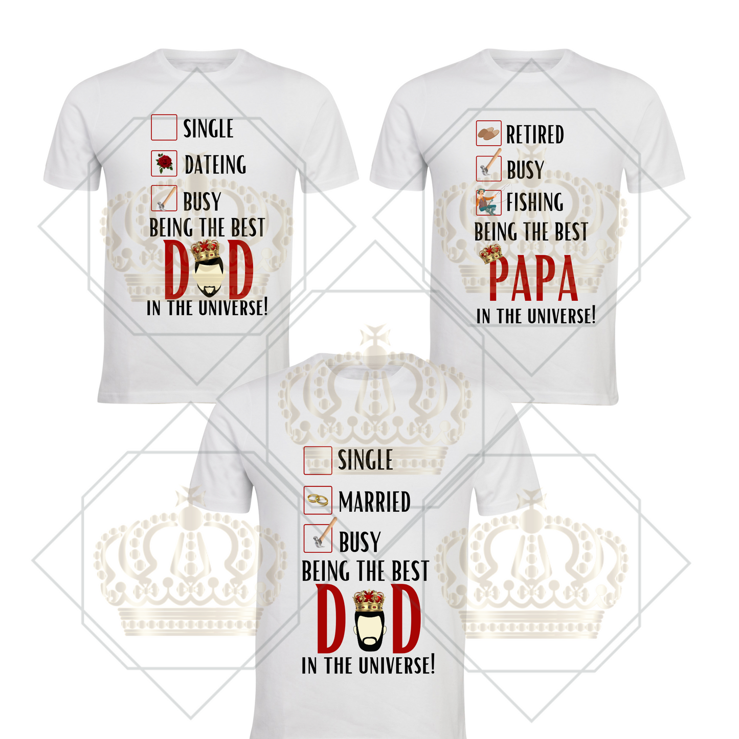 Fathers Day T-Shirt Sublimation PNG