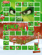 Load image into Gallery viewer, Drink up grinches blank board game, grinch board game, christmas board game