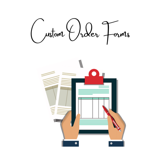 Custom Order Forms