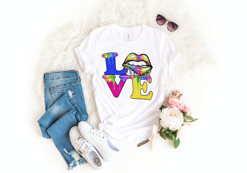 Love, Sublimation Ready To Press Transfer