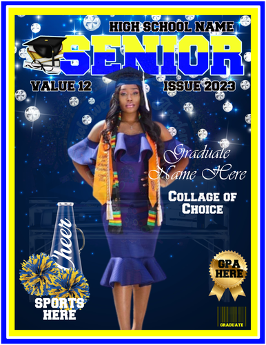 Graduation Magazine Affinity Template